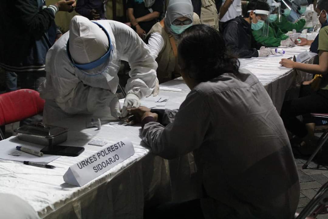 Langgar Jam Malam, 250 Orang Dirapid-Test dan 5 Reaktif