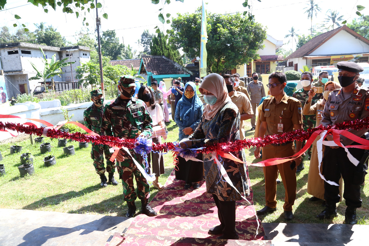 Bupati dr Hj Haryanti Kembali Resmikan Kampung Tangguh Cegah Penularan Covid-19
