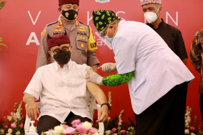 Setelah Vaksinasi, Bupati Anas: Alhamdulillah Seger