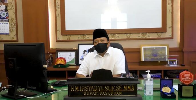 Reduksi Bencana Hidrometeorologi, Bupati Pasuruan Himbau Masyarakat Saling Gotong Royong