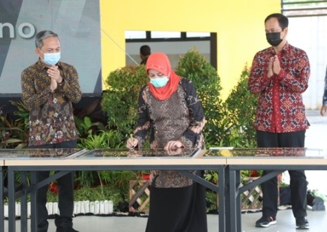 Bupati Kediri Haryanti Resmikan Relokasi Gedung SKB dan Pustu Bulusuri Akibat Tergusur Proyek Bandara