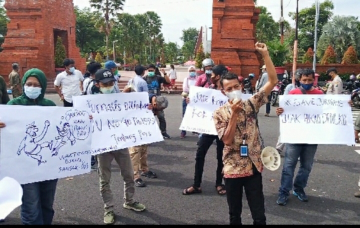 Jurnalis Mojokerto Raya Gelar Aksi Damai Bersama Wakil Walikota dan Forpimda, Menentang Kekerasan Terhadap Wartawan