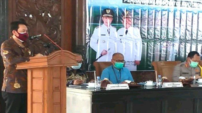 Sosialisasi PSN Tol Nganjuk - Kediri, Mas Novi Ingatkan Jangan Ada Jual Beli Lahan Dari Luar Saat Pembebasan Lahan