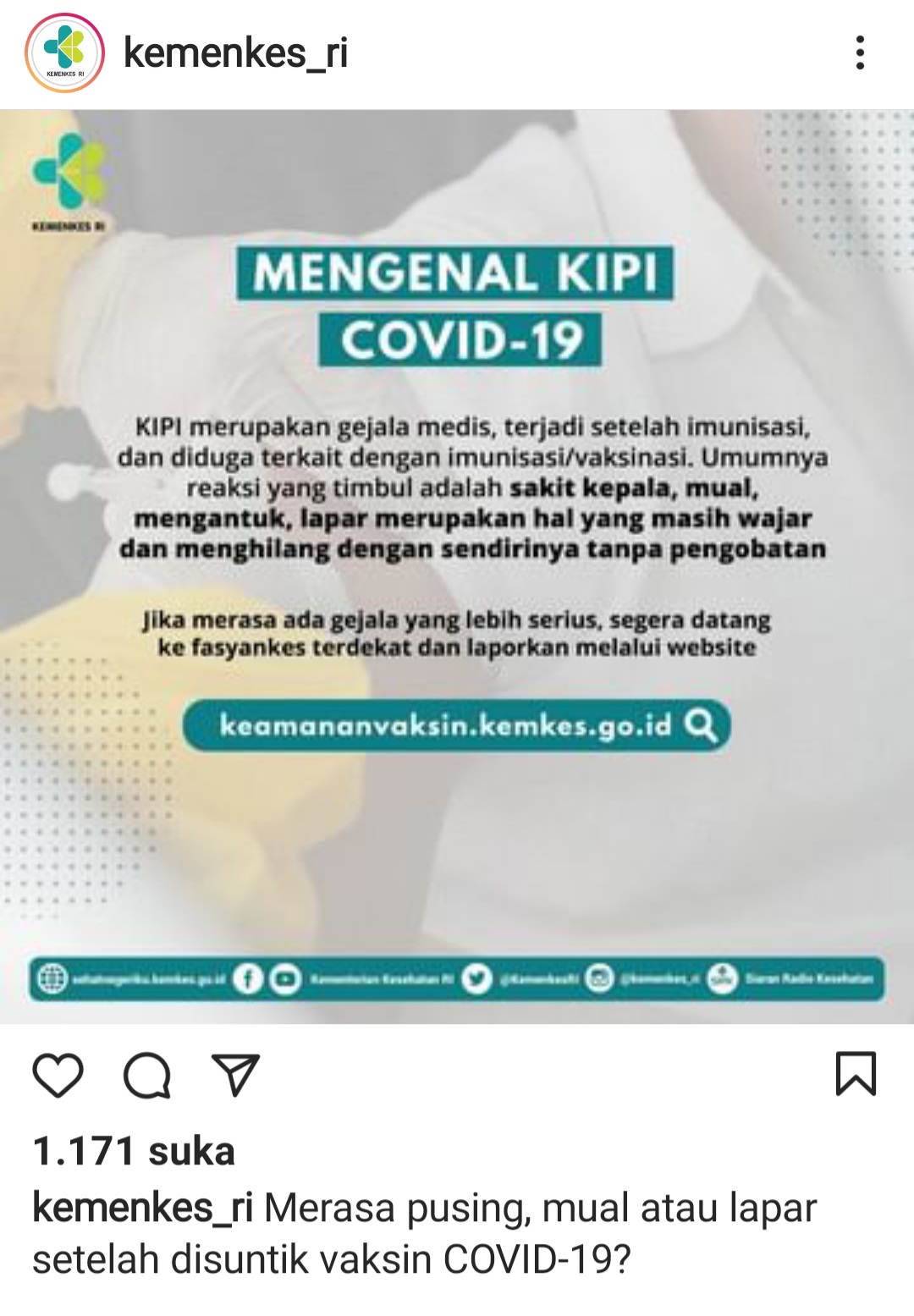 Alami Efek Serius Usai Vaksinasi Segera Laporkan ke Fasyankes