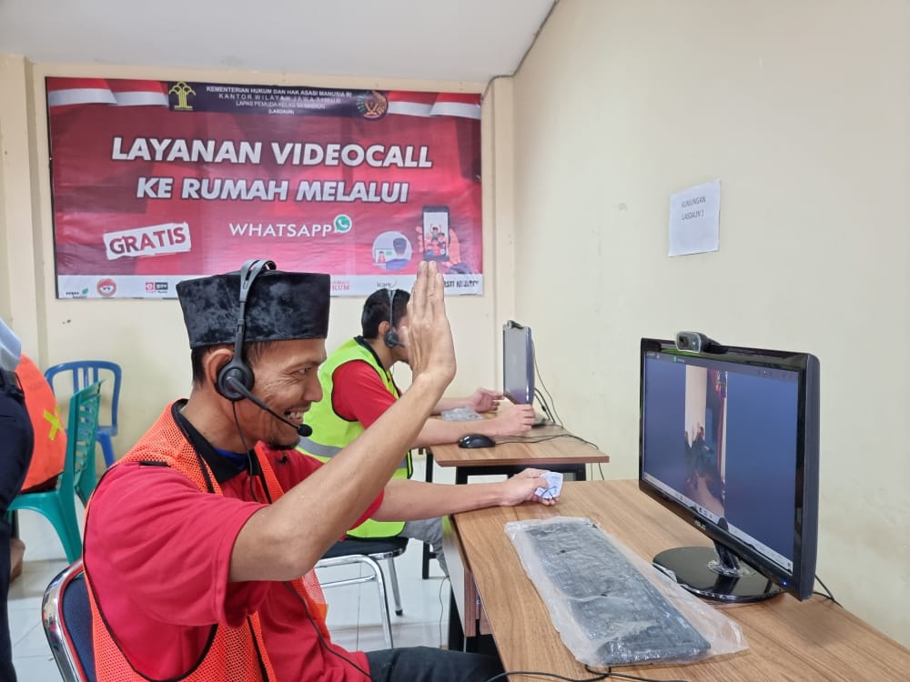 Lapas Kelas IIA Madiun Tetap Buka Layanan Video Call Gratis Untuk Napi
