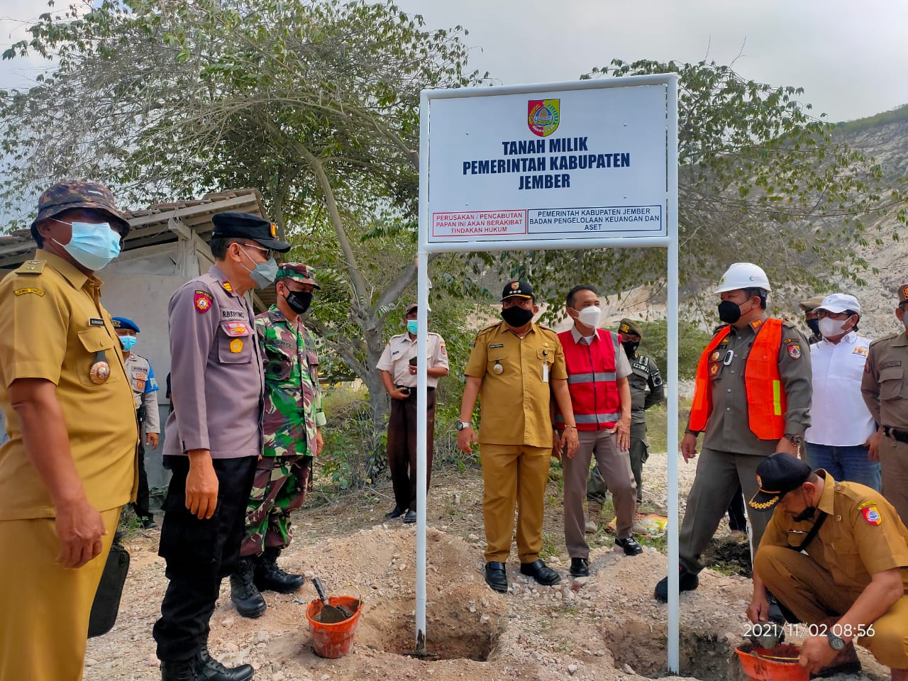 Pemkab Jember Mulai Tertibkan Aset Tambang Gunung Sadeng