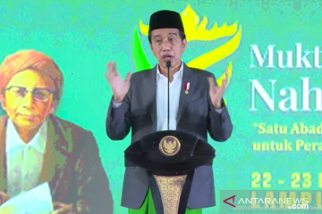 Presiden Jokowi Ajak Pemuda NU Ciptakan Kesejahteraan Bersama