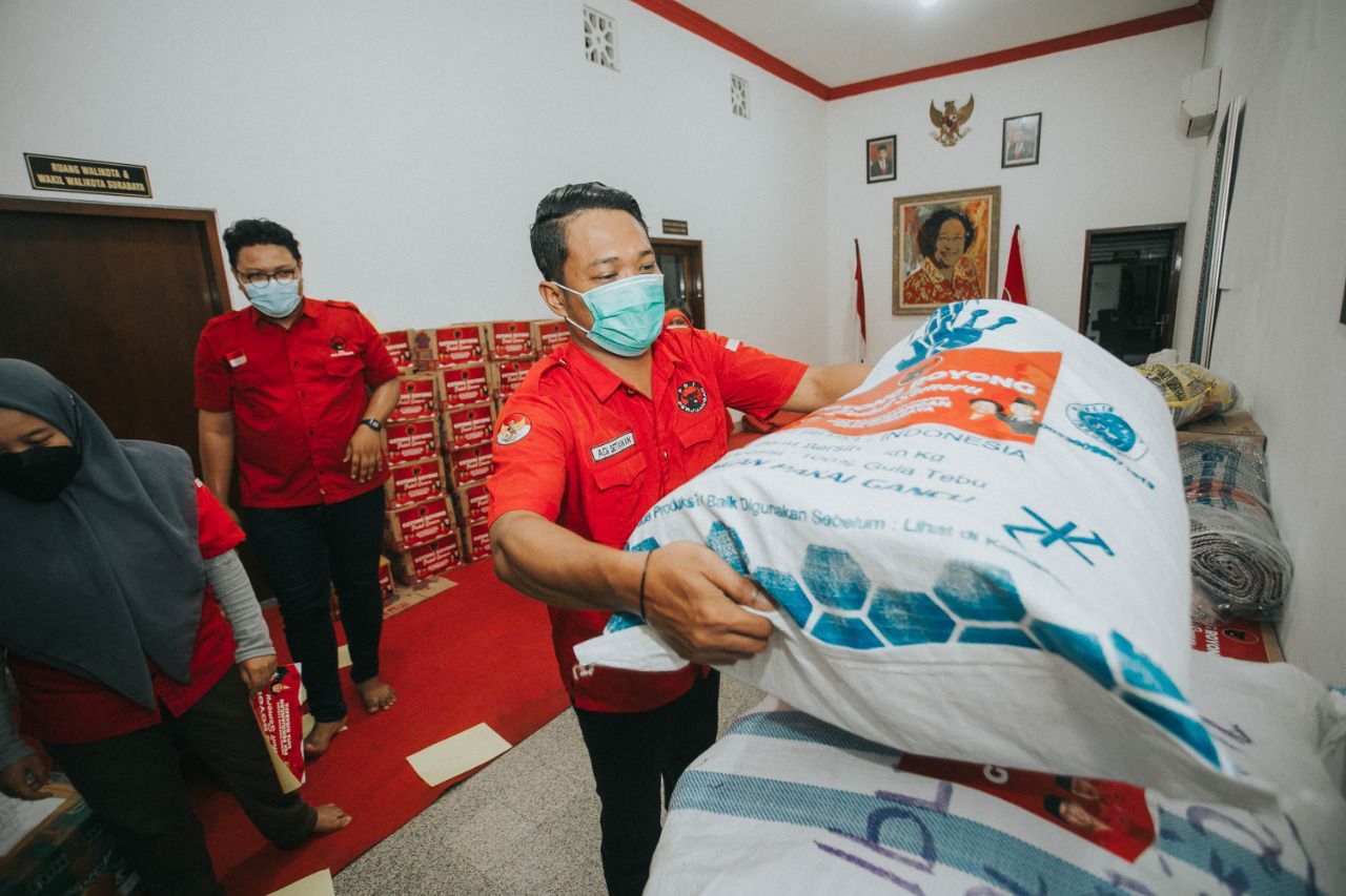 Tidak Sekedar Seremoni, PDIP Surabaya Wujudkan Kesetiakawanan Sosial Melalui Aksi Nyata