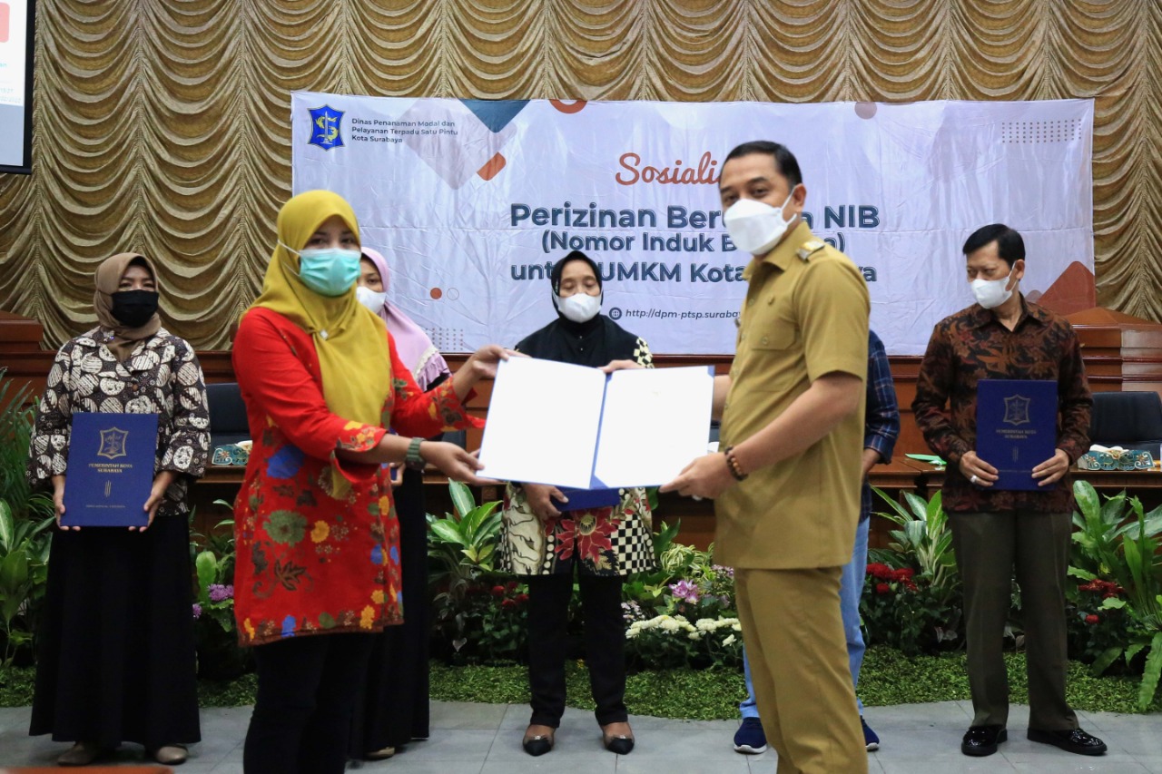 Fasilitasi UMKM, Pemkot Surabaya Lengkapi 62 Ribu UMKM Dengan NIB