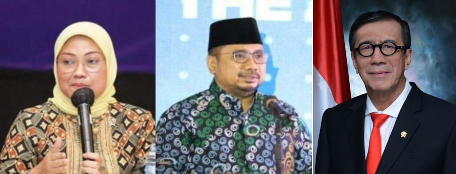 Survei IPO: Menteri Yaqut, Ida Fauziyah dan Yasonna Layak Direshuffle