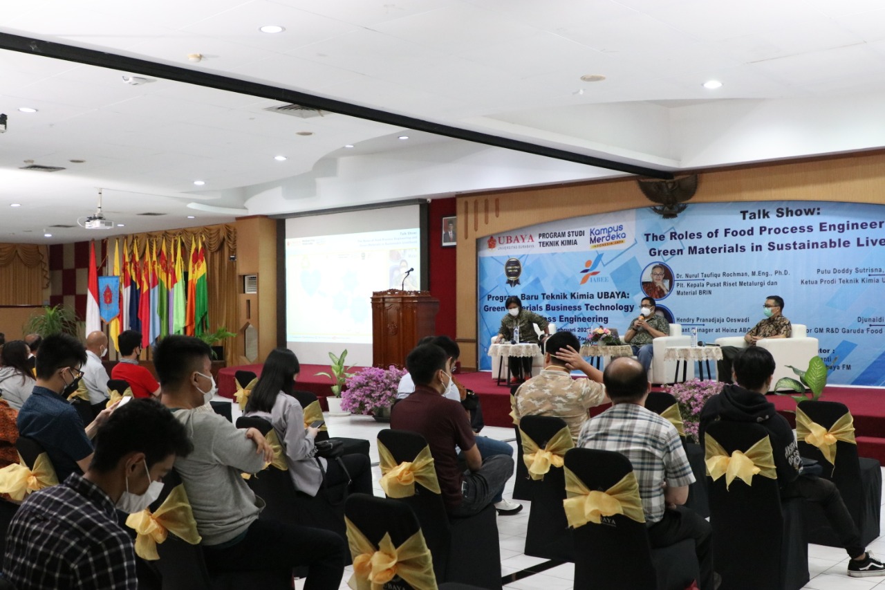 Luncurkan Program Baru, Teknik Kimia Ubaya Jawab Kebutuhan Masa Depan - Sektor Pangan dan Material Hijau