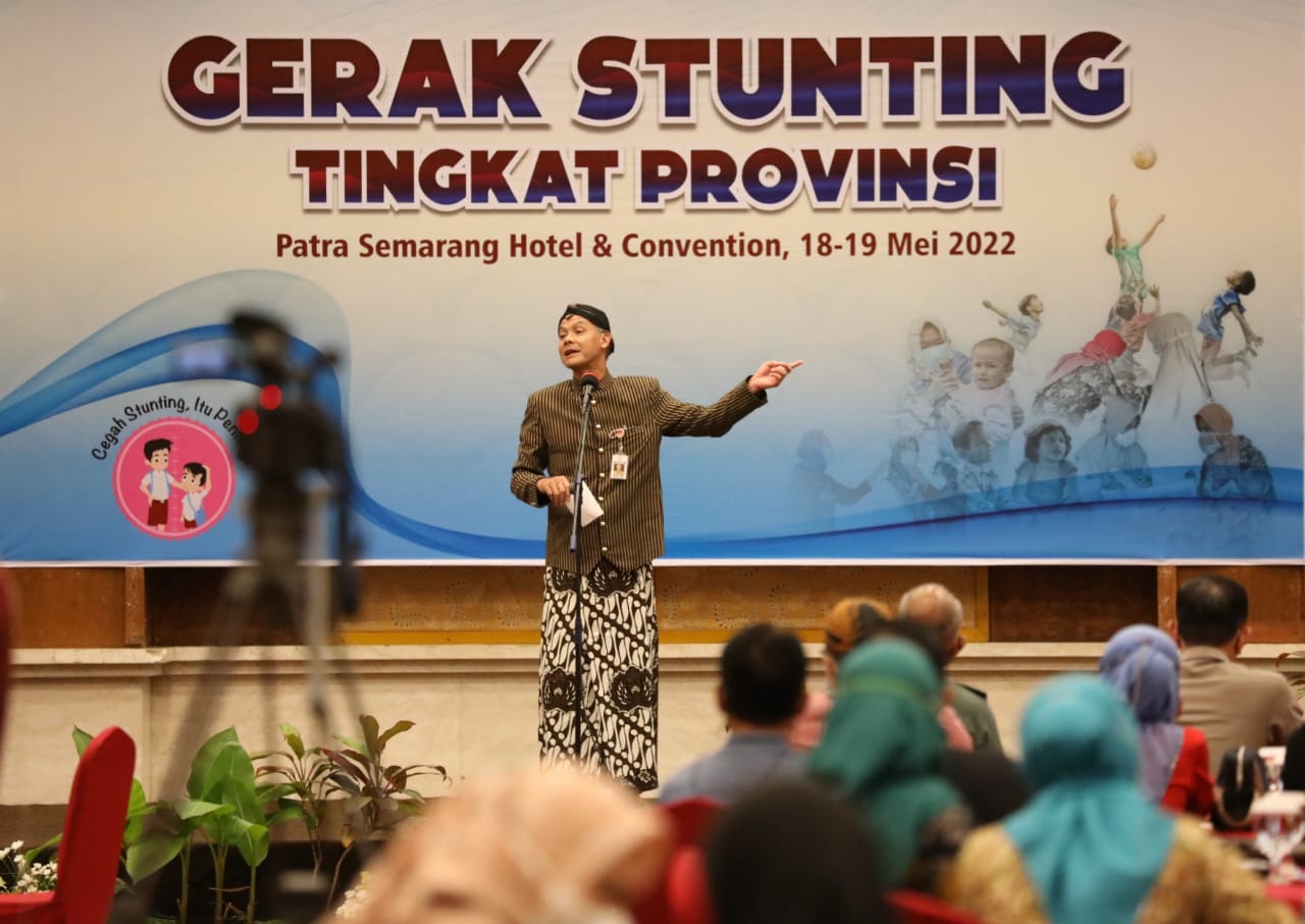 Ganjar Bentuk Tim Penurunan Stunting Jawa Tengah