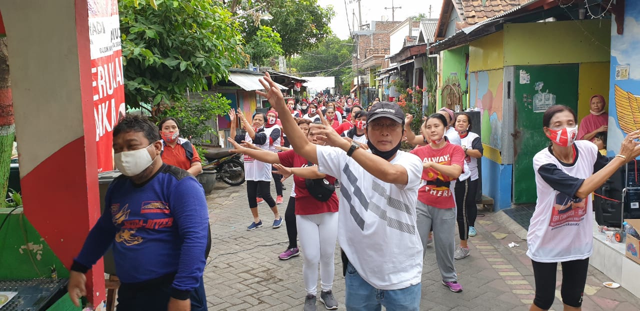Hari Kebangkitan Nasional, PDIP Surabaya Gelar Senam SICITA di 32 Titik dengan 3.300 Peserta