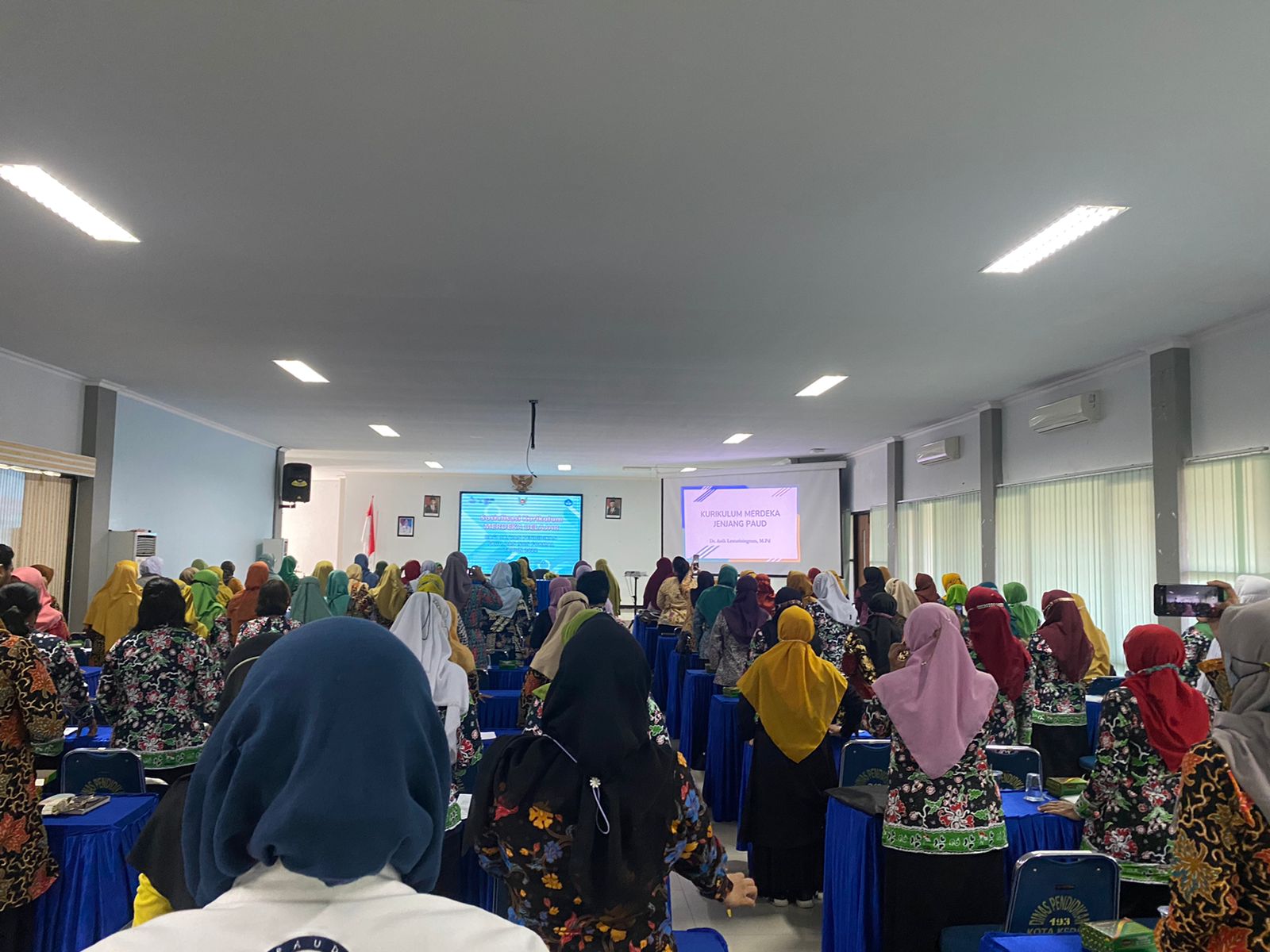Dindik Kota Kediri Sosialisasi Kurikulum Merdeka Belajar kepada Ratusan Guru PAUD