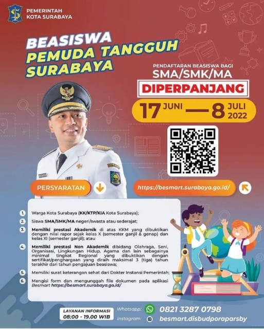 Daftar Sebelum Tutup! Beasiswa Pemuda Tangguh Jenjang SMA Sederajat Diperpanjang Sampai 8 Juli