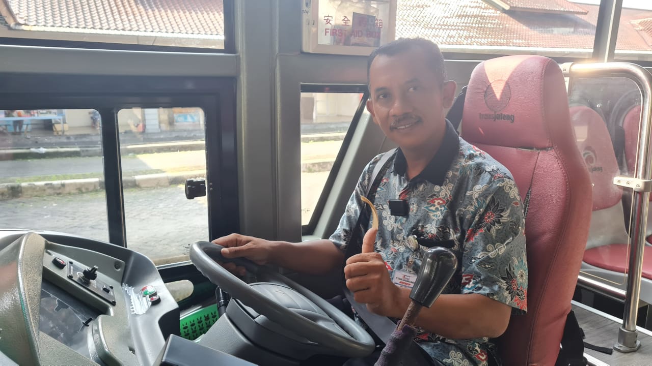 Mantan Sopir Angkot Nyaman Kerja di Transjateng, Karena Lebih Terjamin