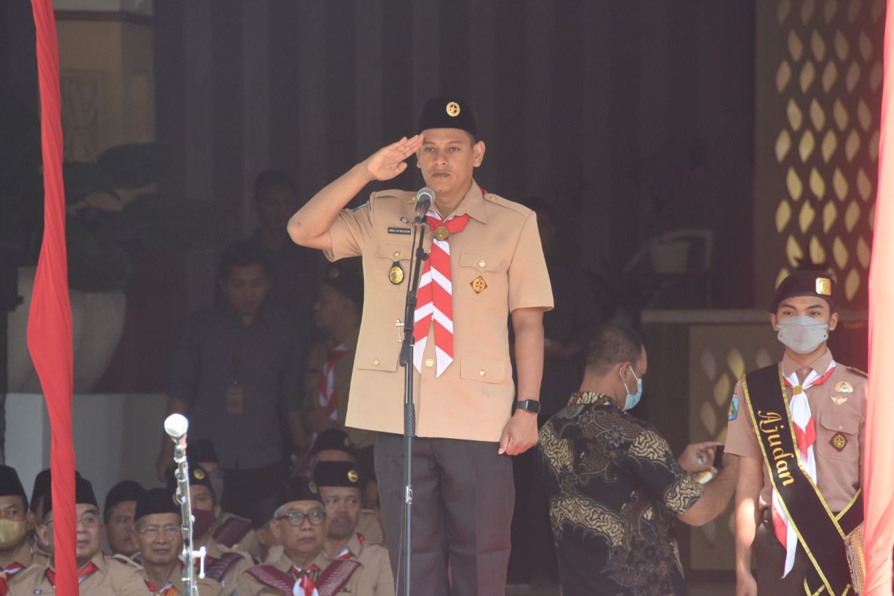 Apel Besar Hari Pramuka ke-61, Walikota Abu Bakar : Pramuka Berperan Besar di Kota Kediri