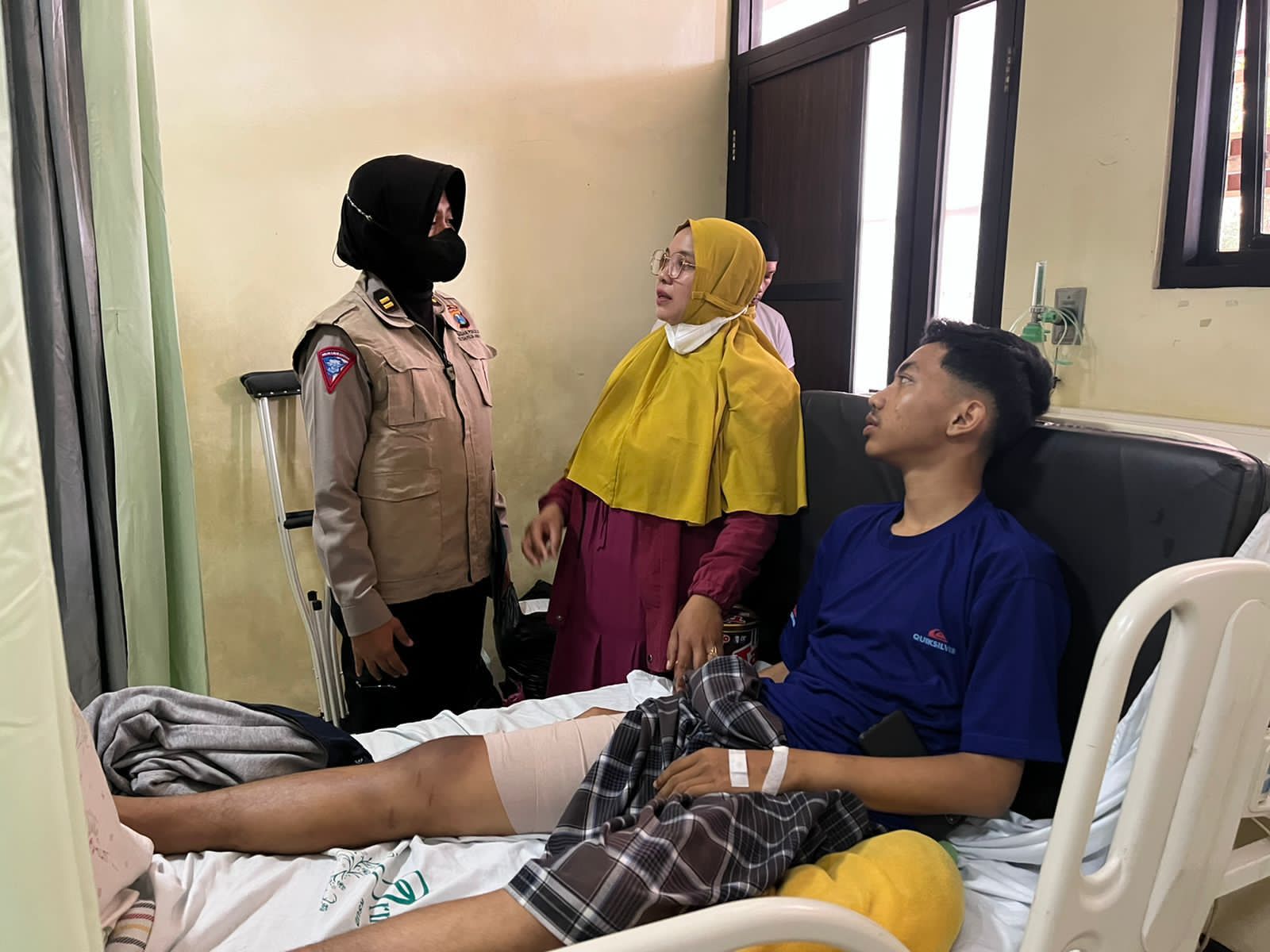 Polda Jatim Berikan Trauma Healing pada Korban Tragedi Kanjuruhan