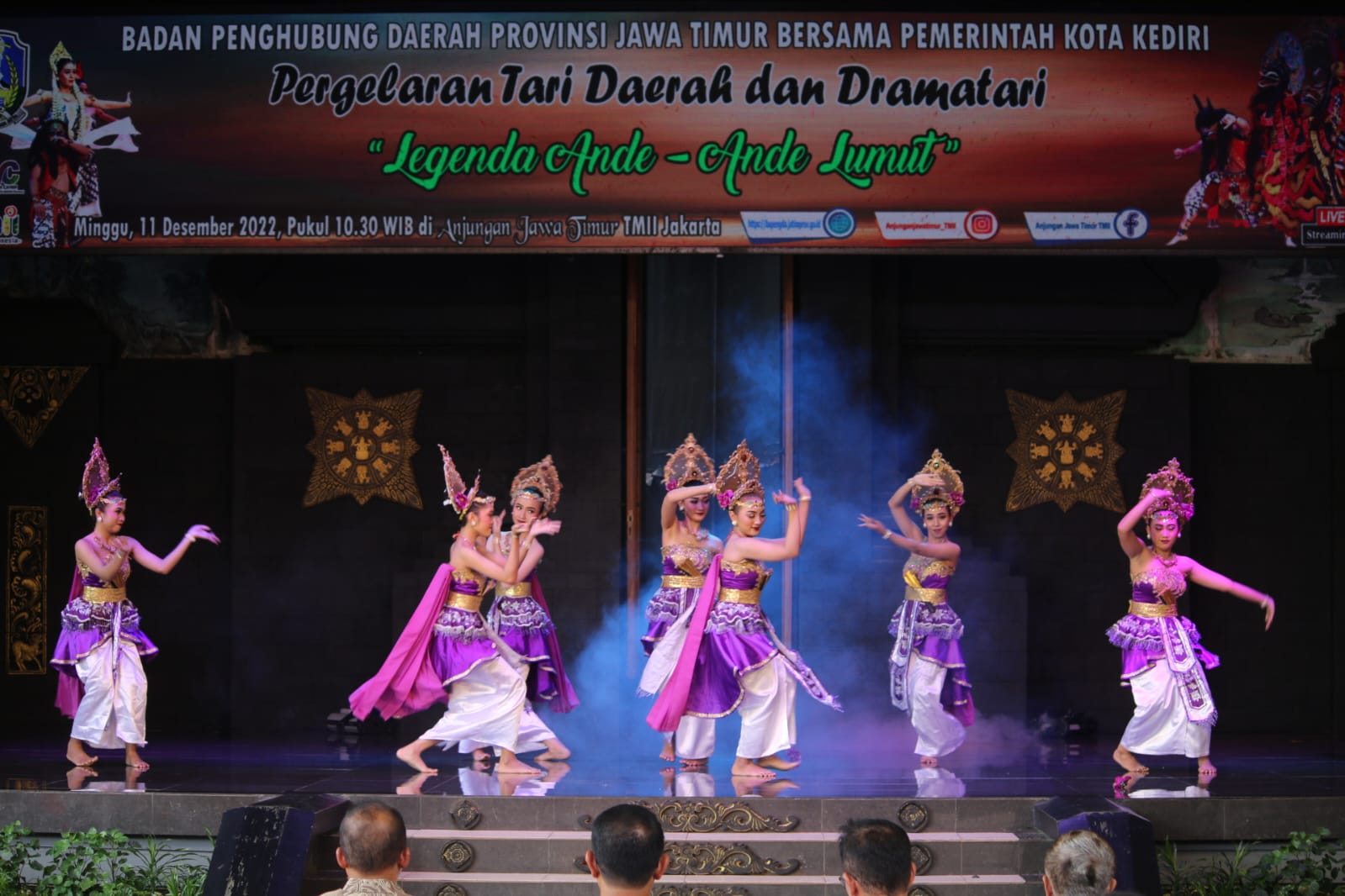 Lestarikan Budaya Kadhiri, Disbudparpora Kota Kediri Tampilkan Legenda Ande-Ande Lumut di TMII