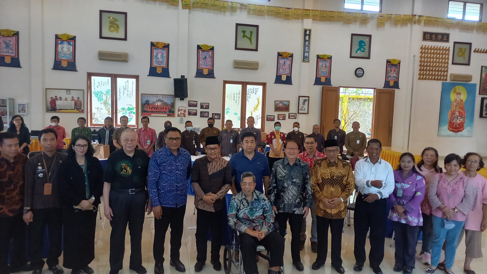 Melalui Forum Kerukunan Umat Beragama, Wali Kota Malang Jamin Hak-hak Umat Budha