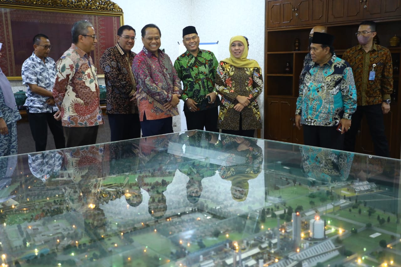 Masuk Musim Tanam, Gubernur Jatim Kunjungi PT. Pusri Palembang