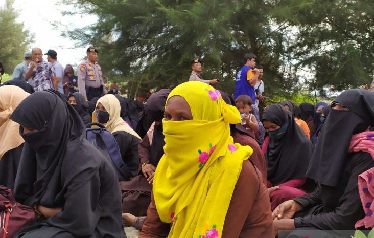 Sebanyak 184 Pengungsi Rohingnya Terdampar di Aceh
