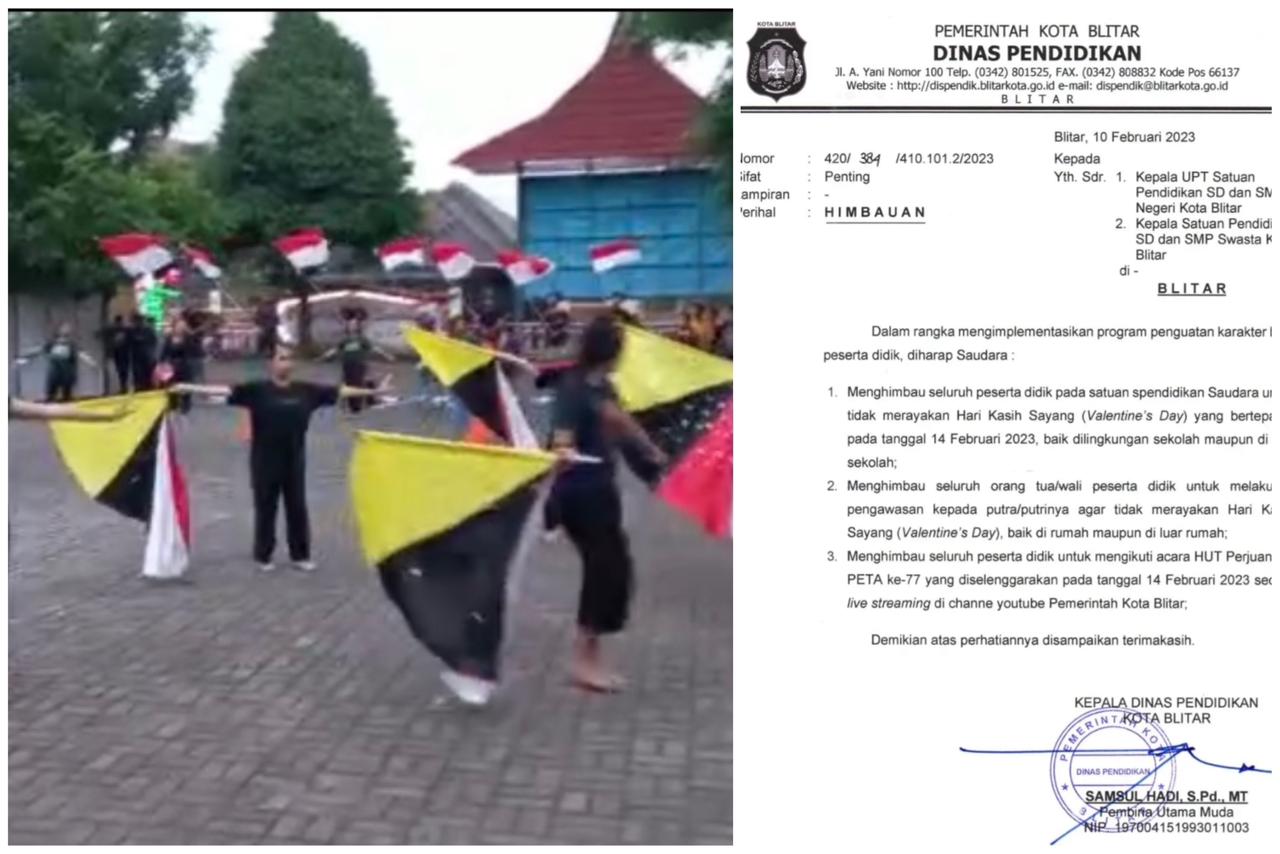 Siswa Sekolah Kota Blitar Dilarang Rayakan Valentine Day