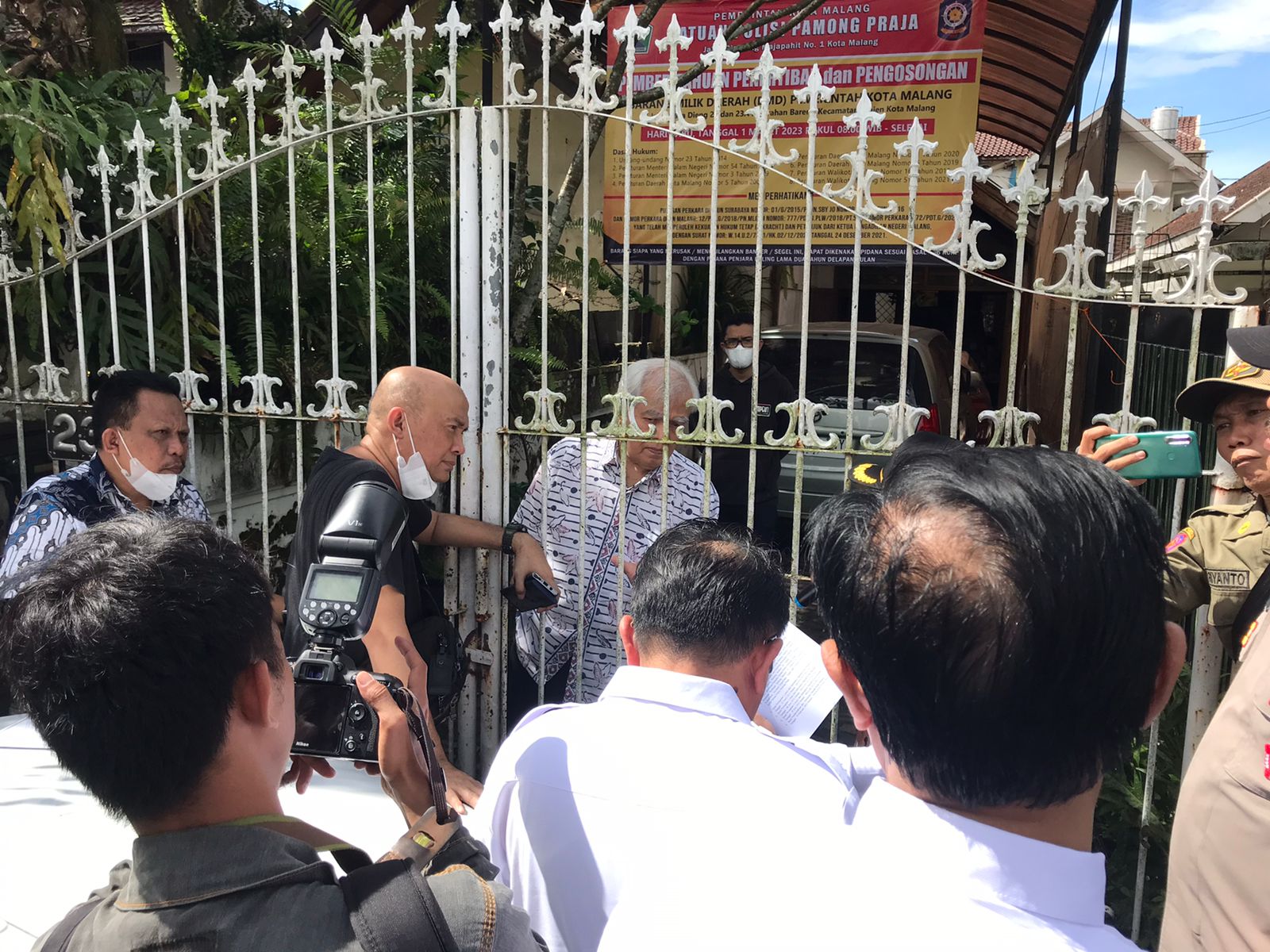 BKAD Kota Malang Tertibkan dan Kosongkan 2 Aset BMD