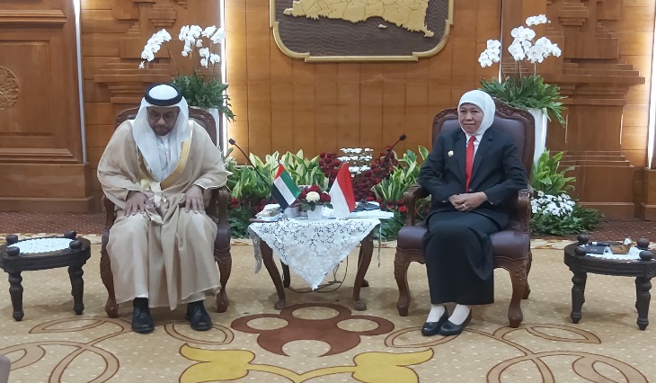 Adik Presiden Uni Emirat Arab Wafat, Gubernur Khofifah Sampaikan Belasungkawa