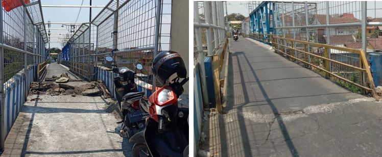 Jembatan Pelor Retak, Dinas PUPR Kota Malang Mulai Lakukan Perbaikan