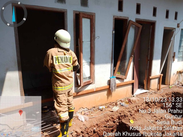 Dikabarkan 1 Tewas dalam Ledakan di Setiabudi Jaksel, Diduga dari Bom yang Dikubur
