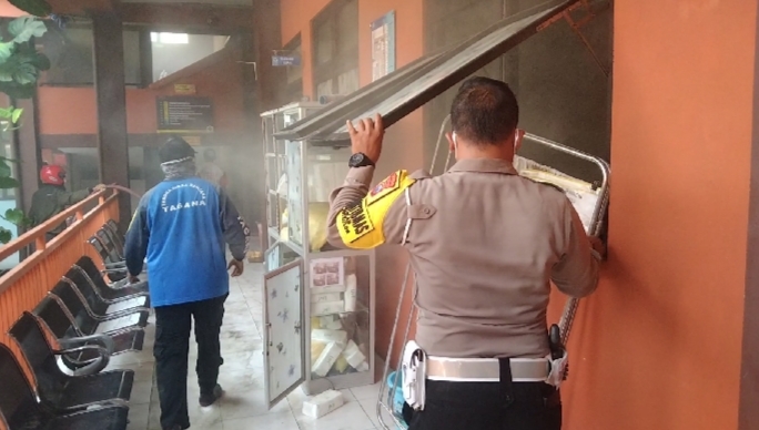 Puskesmas Blooto Kota Mojokerto Terbakar