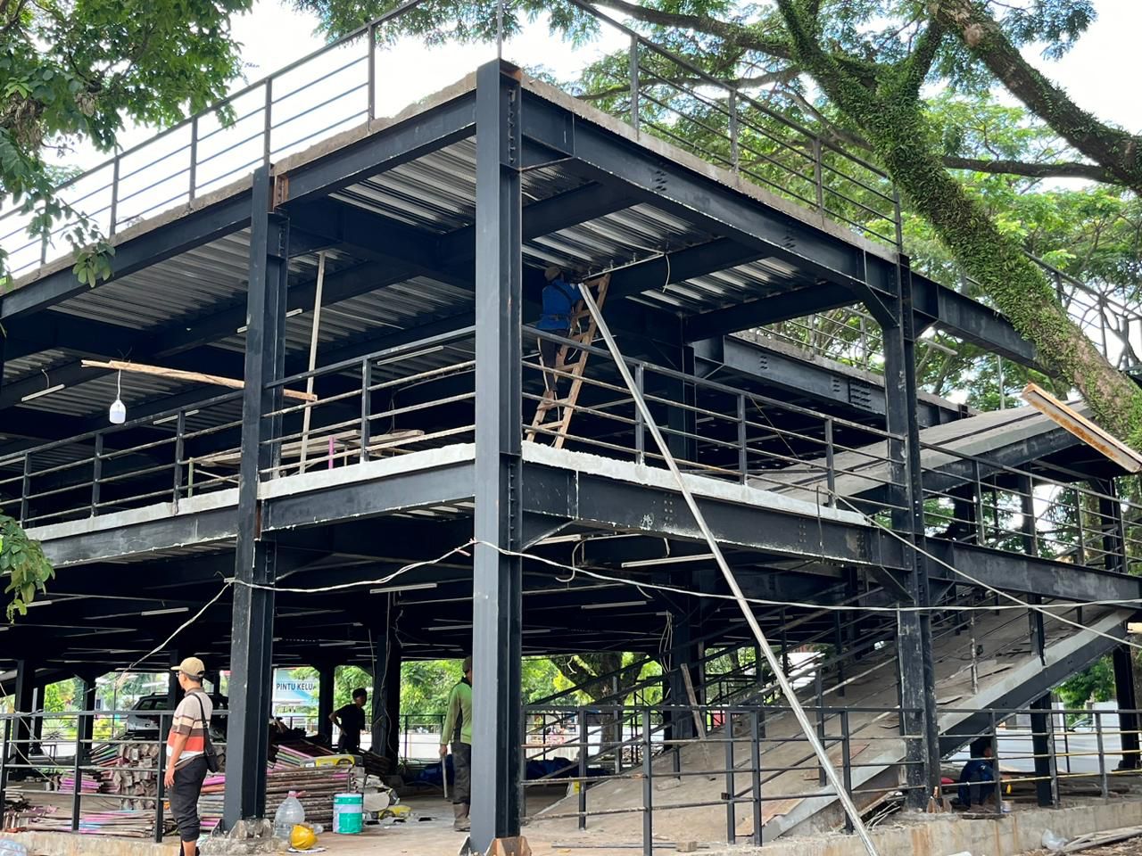 Mundur dari Prediksi Awal, Parkir Vertikal Stadion Gajayana Baru Rampung Awal 2024
