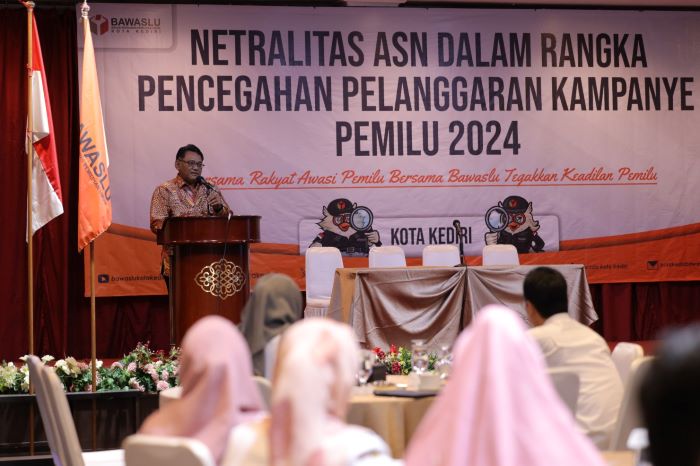 Bawaslu Siap Tindak Pelanggaran ASN Pemkot Kediri pada Pemilu 2024