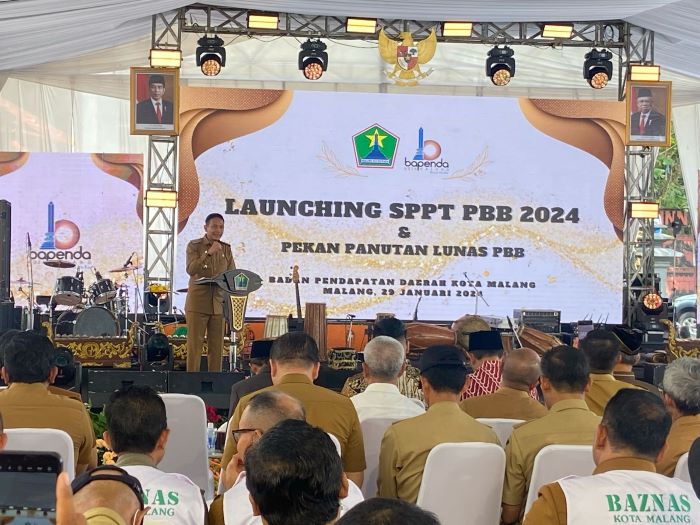 Luncurkan SPPT PBB 2024, Pemkot Malang Target Pendapatan Pajak Rp 73 M