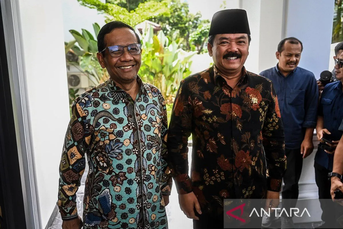Menko Polhukam Hadi Tjahjanto Bertemu Mahfud MD, Pemilu 2024: Aman, Tak Ada Masalah