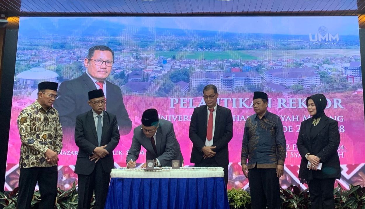 Prof Nazaruddin Resmi Jadi Rektor, UMM Diharapkan Jadi 'Role Model' Perguruan Tinggi Muhammadiyah