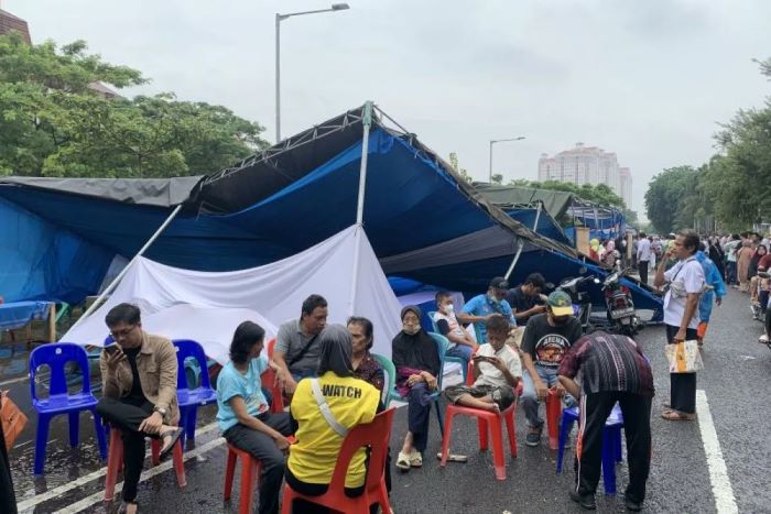 Akibat Hujan Deras, Sejumlah TPS di Jakarta Terendam Banjir dan Ambruk
