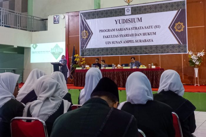 Yudisium 106 FSH UINSA : Harus Bangga Menjadi Lulusan Fakultas Syariah