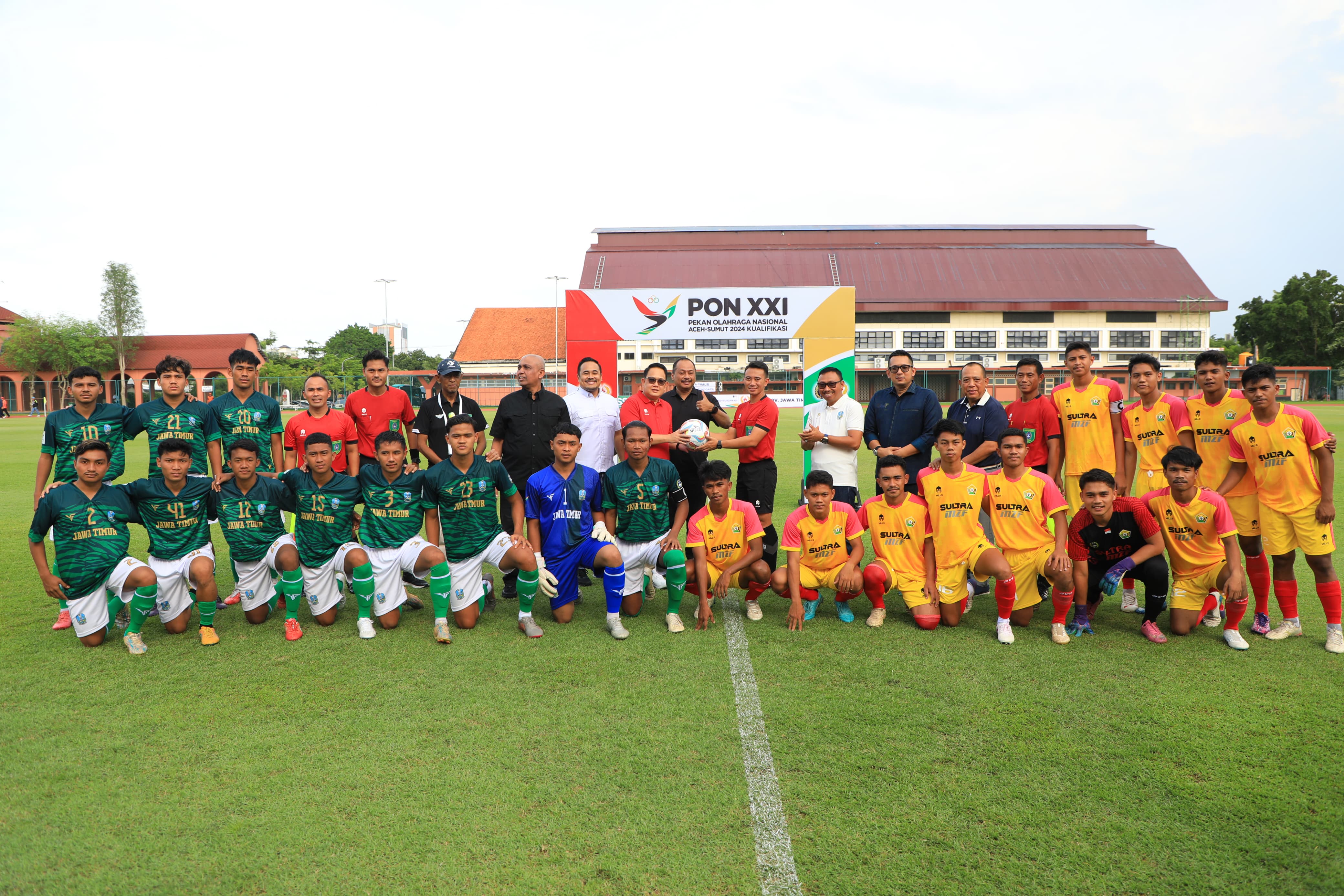 Pj. Gubernur Jatim Buka Kualifikasi Pra PON Cabor Sepak Bola