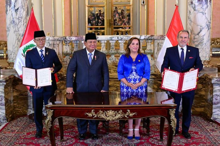 Indonesia-Peru Sepakat Perkuat Hubungan Kerja Sama Bilateral